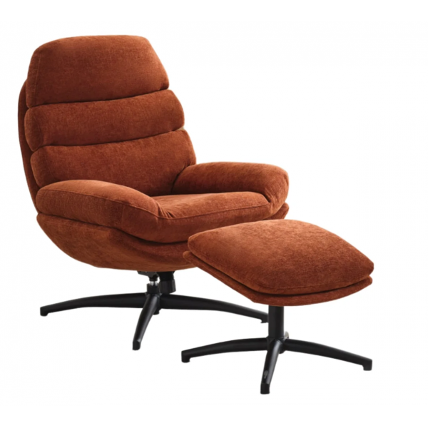Clarkson Swivel Chair & Footsool